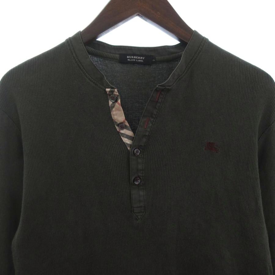 BURBERRY BLACK LABEL（バーバリーブラックレーベル） ヘンリーネック