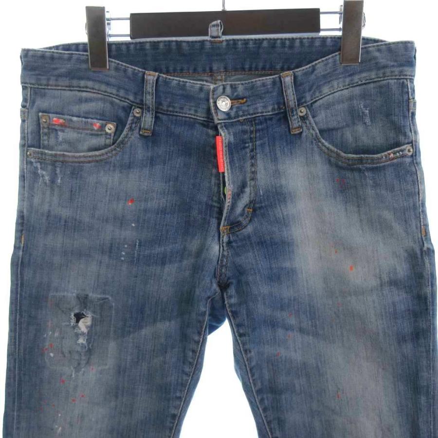 DSQUARED2 ディースクエアード デニムパンツ ジーンズ ペイント加工