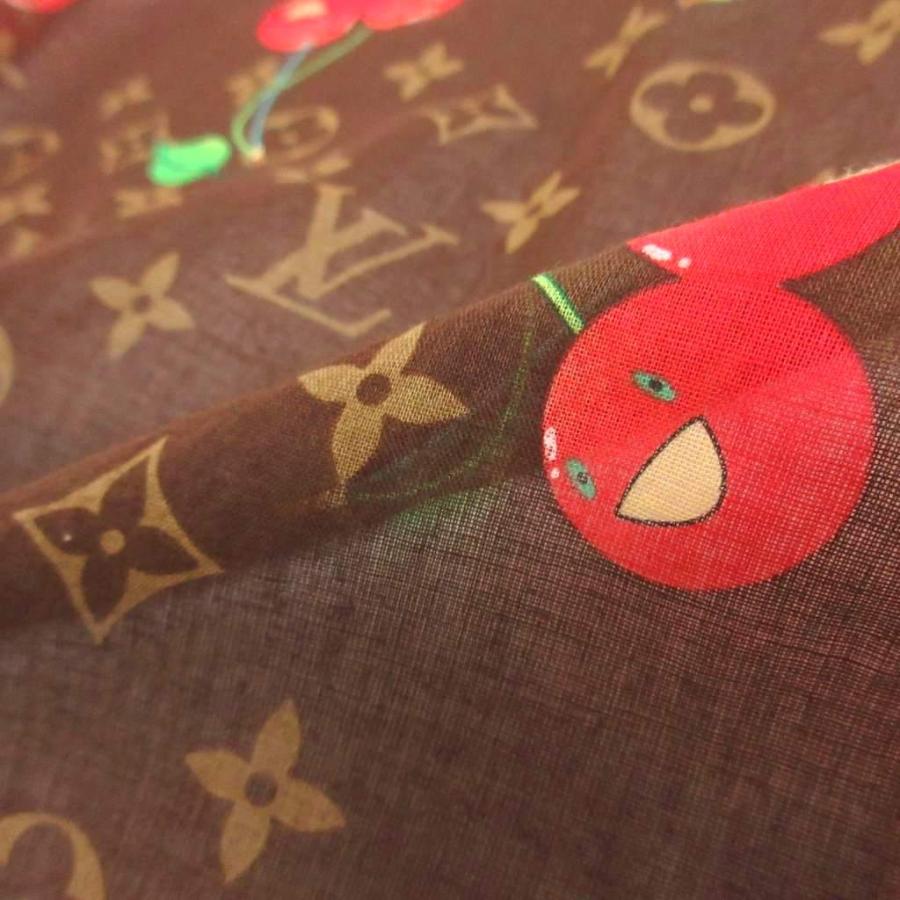 LOUIS VUITTON ルイヴィトン 村上隆 モノグラム チェリー スカーフ