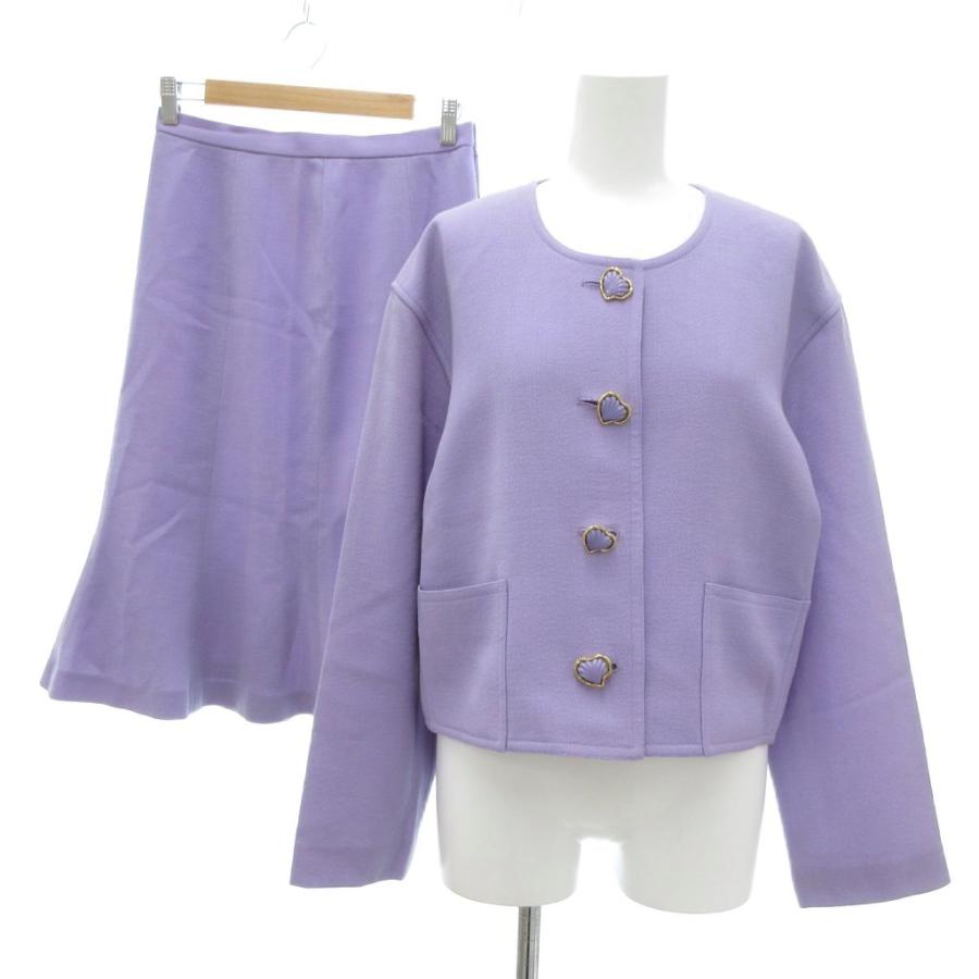 ダナパリ DANAPARIS セットアップ ノーカラージャケット フレア 