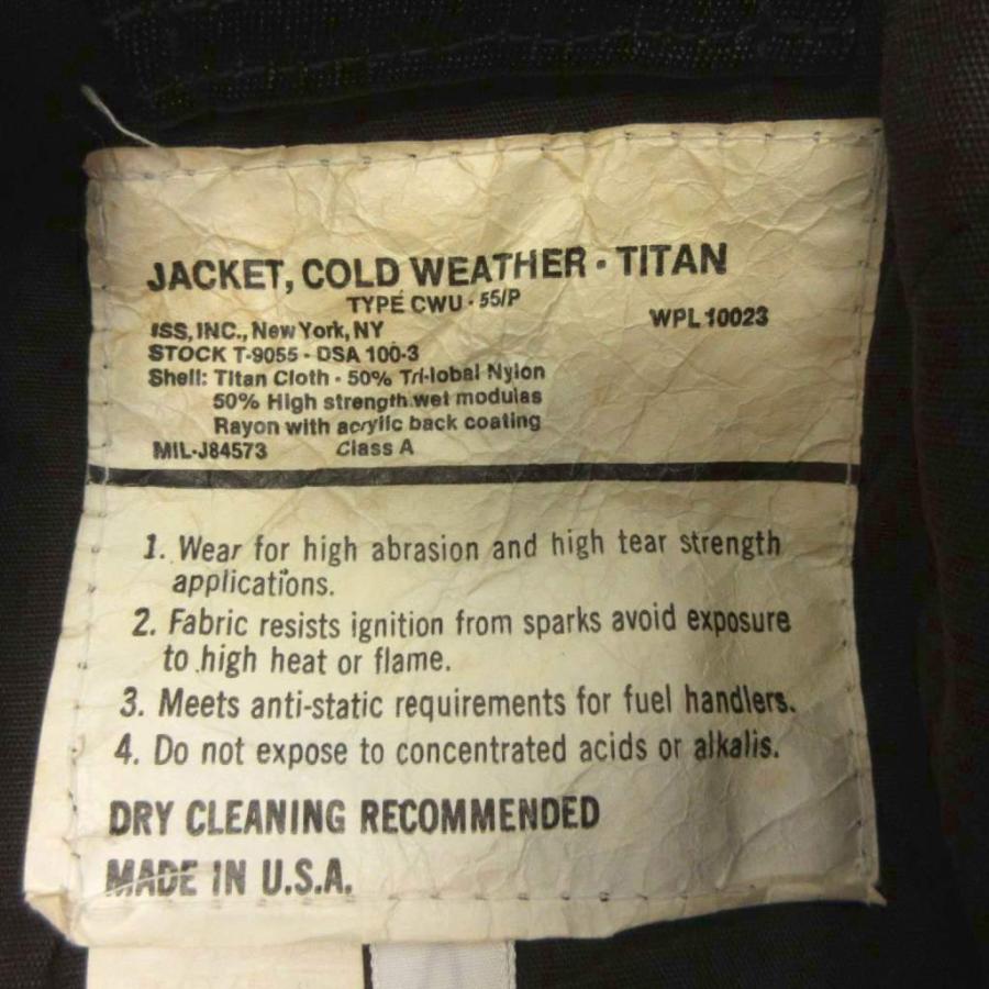 ISS INC社製 TYPE CWU 55/P タイタンクロス フライトジャケット USA製