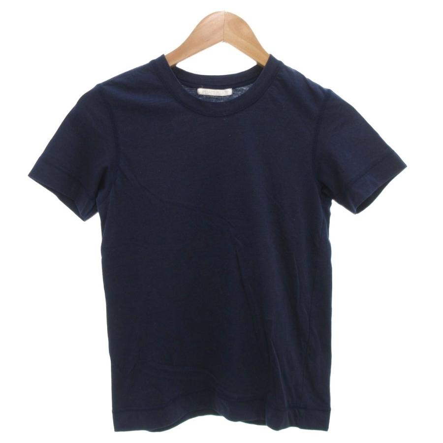 プリーツプリーズ PLEATS PLEASE イッセイミヤケ Tシャツ 半袖 紺