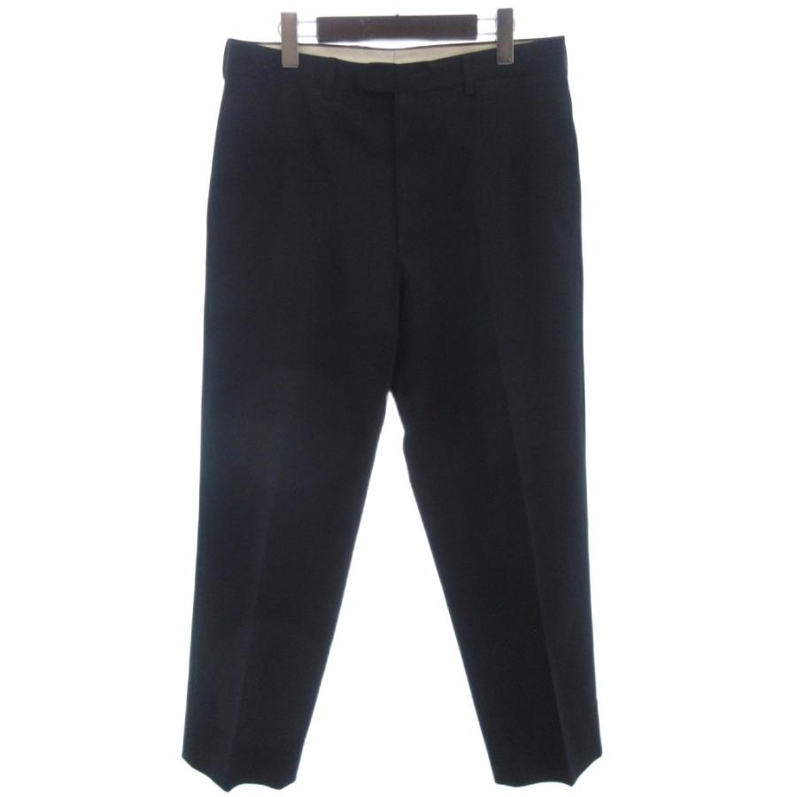 HERMES（エルメス） スラックス パンツ センタープレス 紺 ネイビー 52