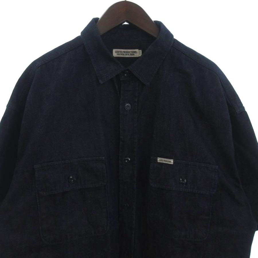 クーティー COOTIE Error Fit Denim Work S/S Shirt デニム ワーク