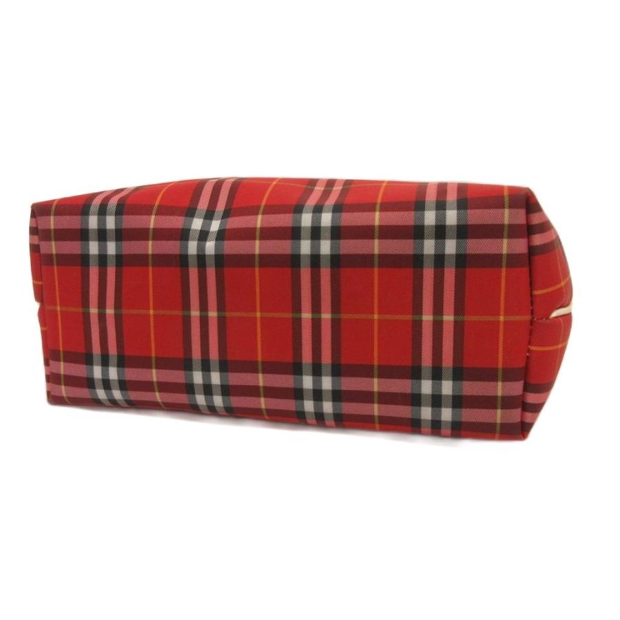 BURBERRY LONDONノバチェック柄トートバッグ 赤 バーバリーロンドン バーバリー ロンドン BURBERRY LONDON ノバチェック トートバッグ