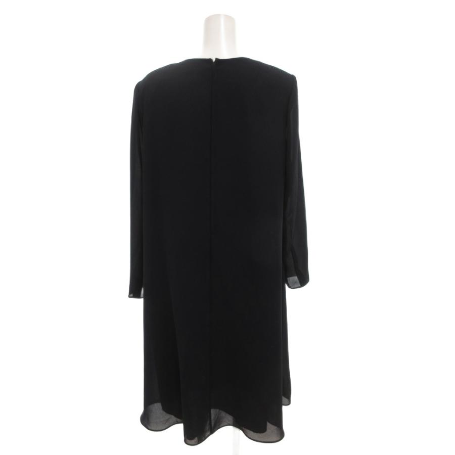 ハナエモリ HANAE MORI ワンピース フォーマル ロング 9A3 紺 ネイビー