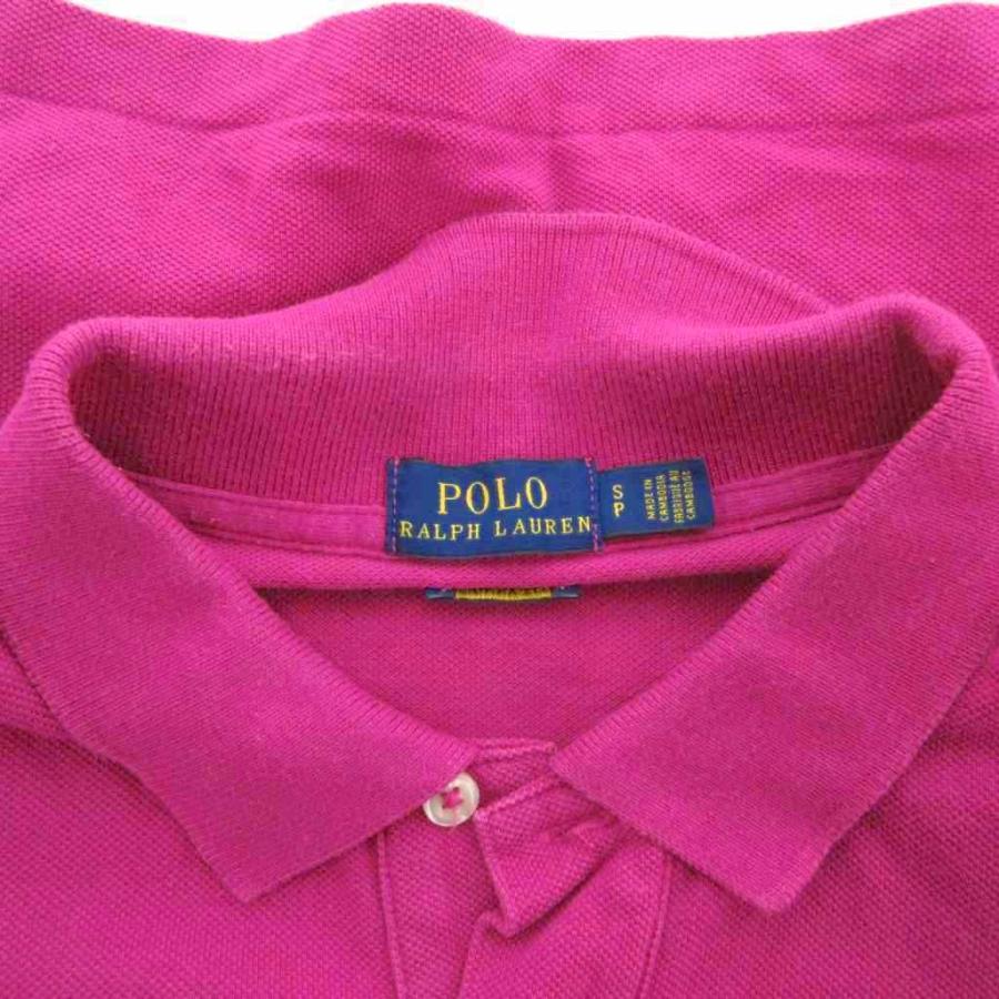ポロ ラルフローレン POLO RALPH LAUREN ポロシャツ S 紫 パープル