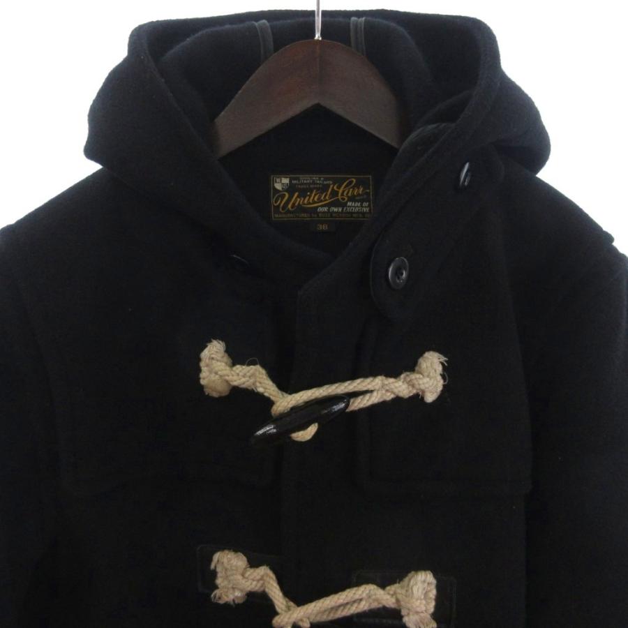 united carr ダッフルコート　ブラック　38 バズリクソンズ ユナイテッドカー UNITED CARR バズリクソンズ ダッフルコート UC12099