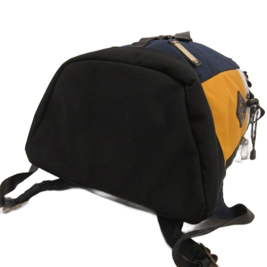 【中古】マスターピース MASTERPIECE 25th Anniversary バックパック リュックサック ネイビー イエロー系 メンズ マスターピース MASTERPIECE 25th Anniversary バックパック リュック