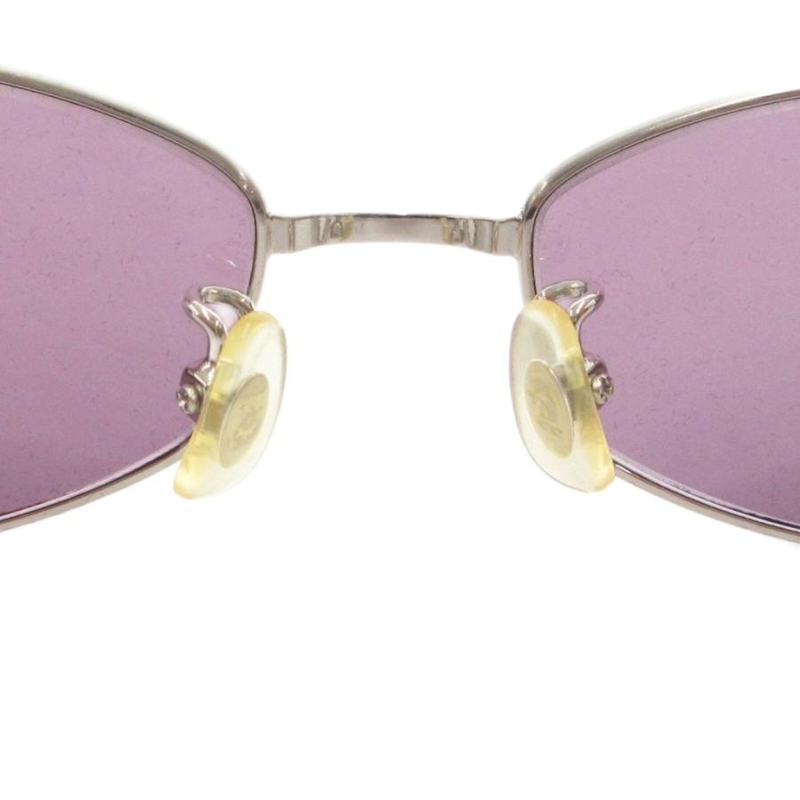 レイバン RAY BAN サングラス 57ロ16 オーバル型 シルバーカラー 銀色 