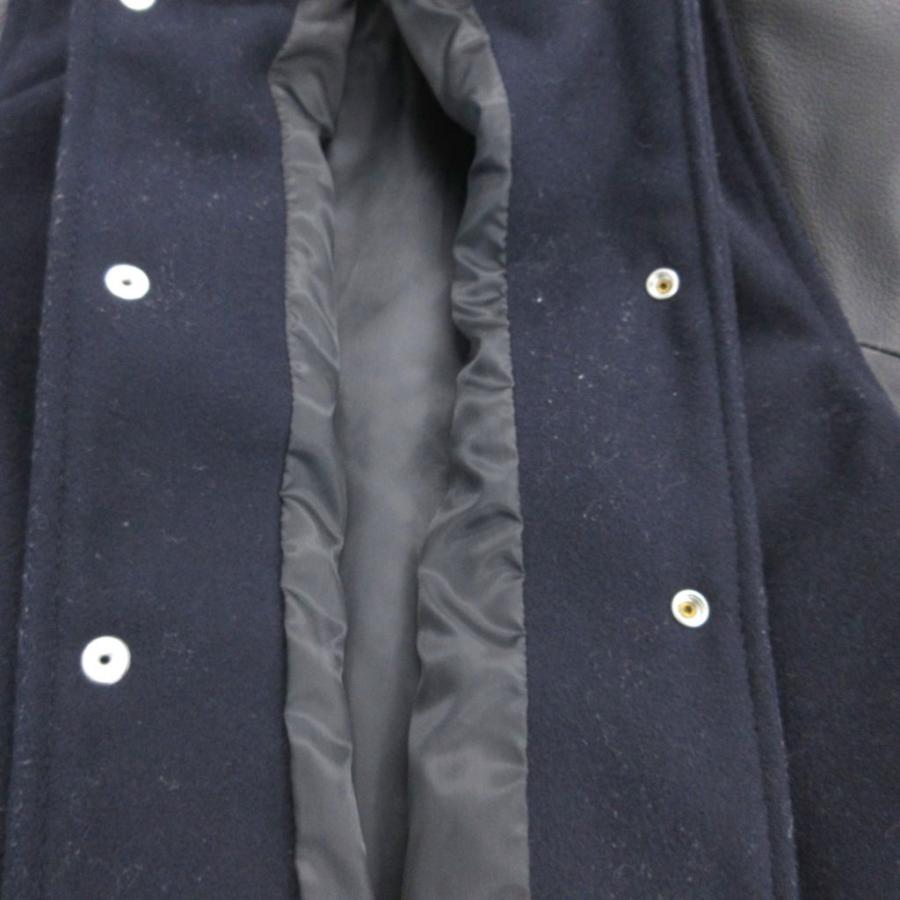 美品✨　JOURNAL STANDARD　スタジャン　袖レザー　ブルゾン　牛革 JOURNAL STANDARD（ジャーナルスタンダード） スタジアムジャンパー