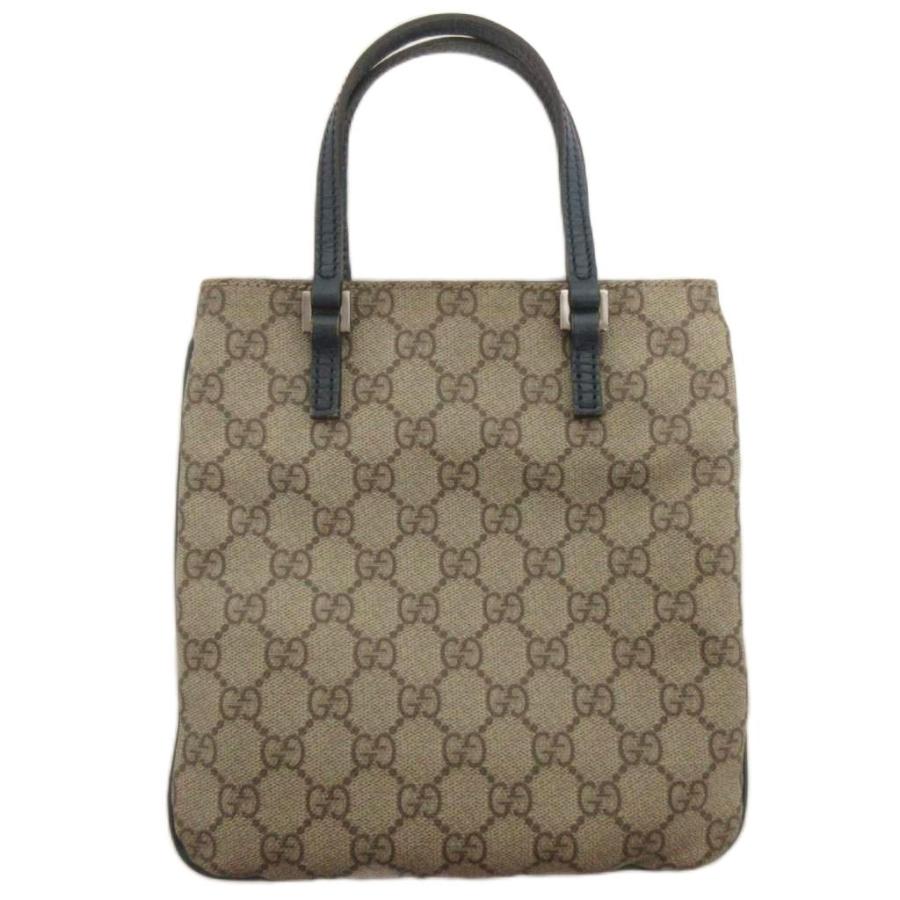 【中古】グッチ GUCCI ミニ トート ハンドバッグ GGスプリーム PVC レザー 114600 ベージュ グリーン系 レディース GUCCI（グッチ） ミニ トート ハンドバッグ GGスプリーム PVC レザー