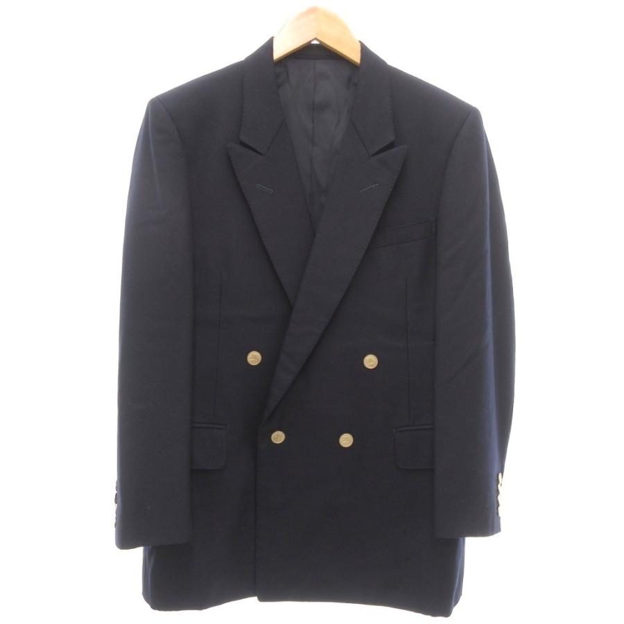 バーバリーズ Burberrys 紺ブレ ブレザー ジャケット ダブル 銀ボタン