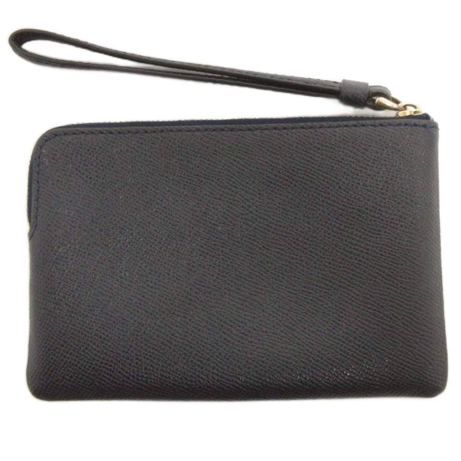 COACH（コーチ） ポーチ コーナー ジップ リストレット 濃紺 ネイビー
