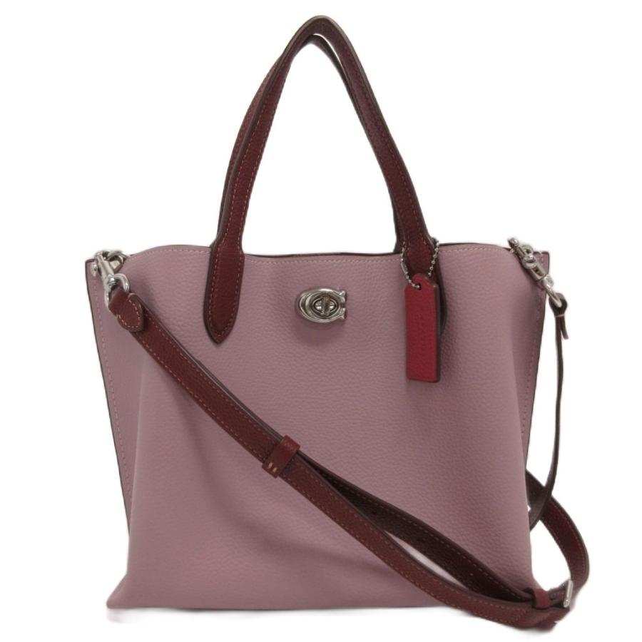 COACH（コーチ） ウィロウ トート 24 カラーブロック ショルダーバッグ 