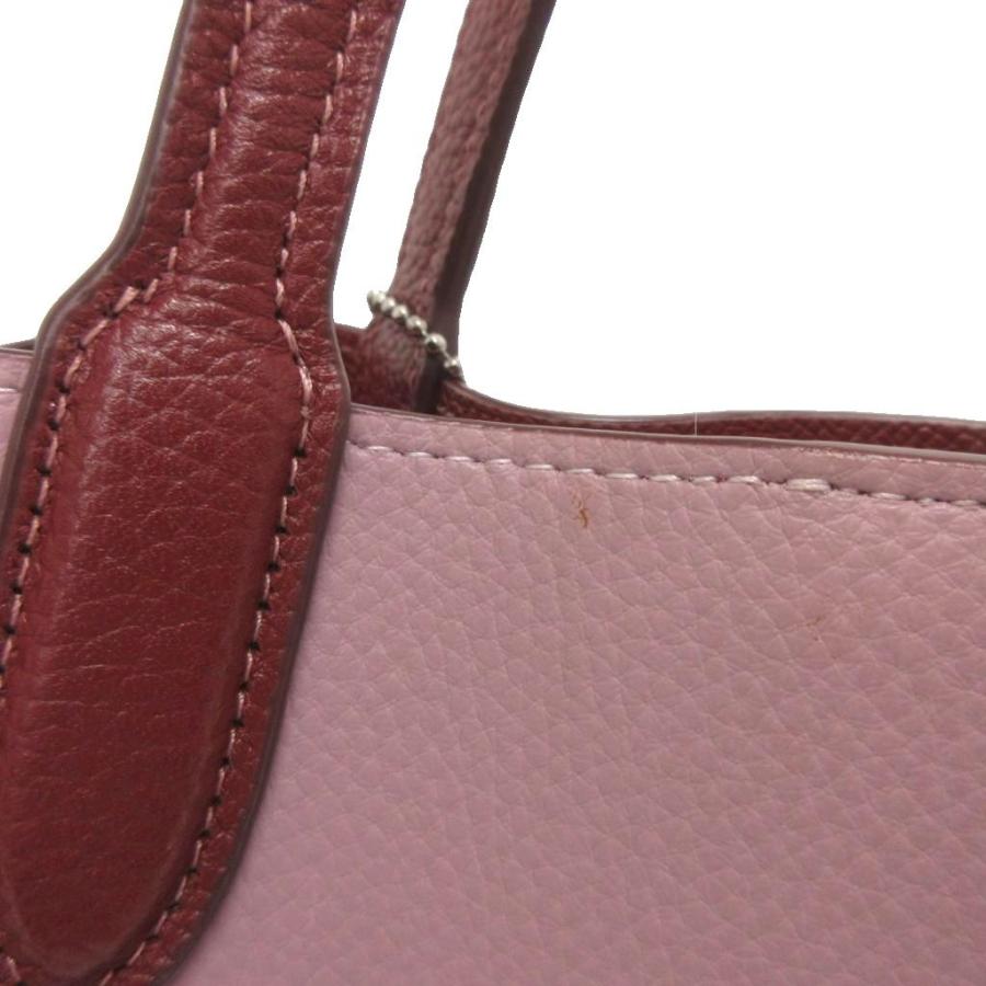 COACH（コーチ） ウィロウ トート 24 カラーブロック ショルダーバッグ 