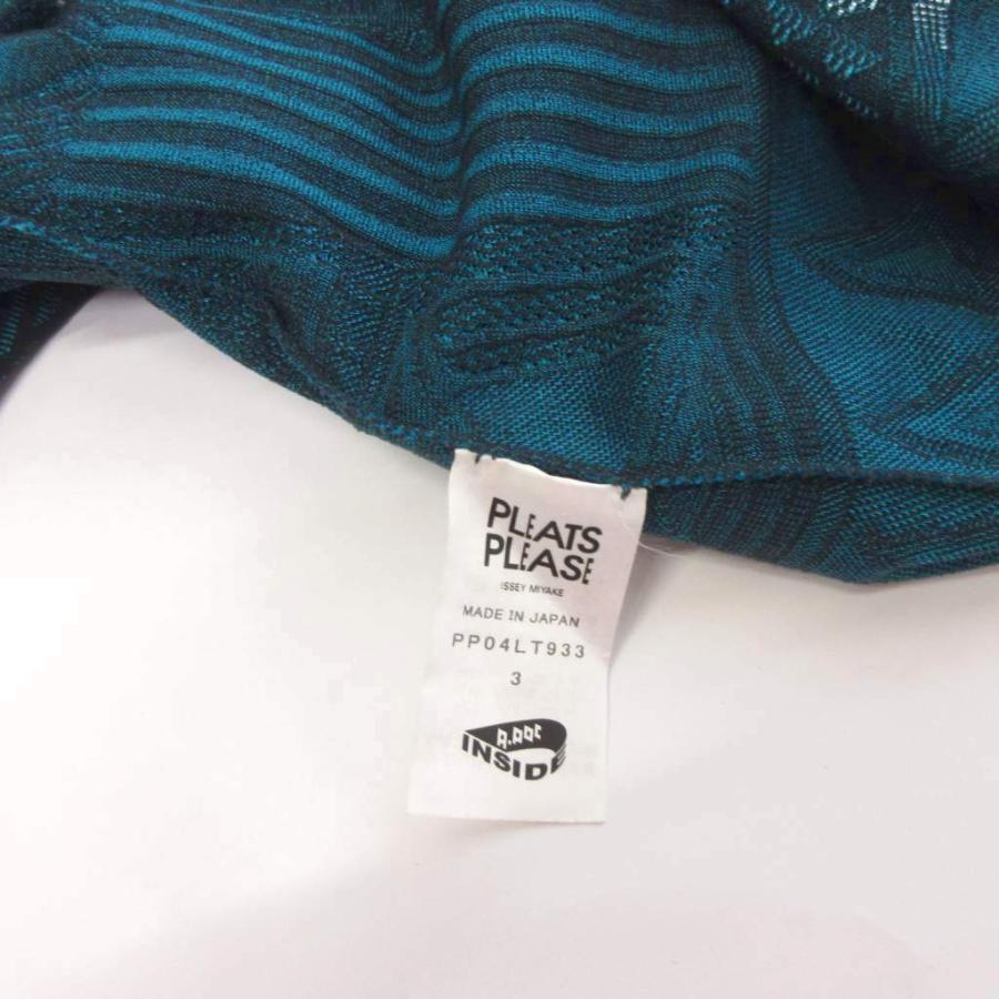 PLEATS PLEASE 幾何学模様 半袖ワンピース PLEATS PLEASE 幾何学模様 半袖ワンピース - メルカリ
