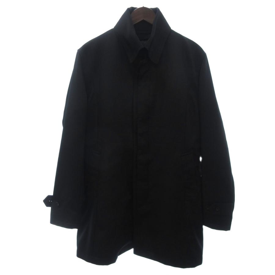新品・未使用　Mr.JUNKO ステンカラーコート 黒 Lライナー付 中古品 ミスタージュンコ コート ミスタージュンコ Mr JUNKO ライナー