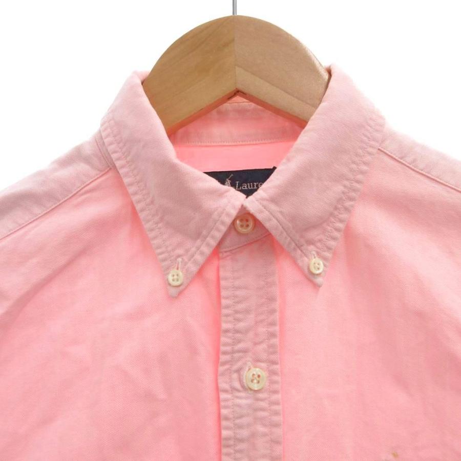 ポロのピンクボタンダウン長袖シャツ POLO RALPH LAUREN（ポロ・ラルフローレン） ラルフローレン RALPH