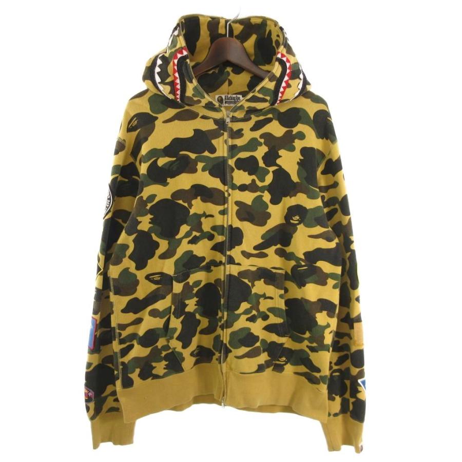 bape ape エイプ　パーカー　カモフラ　スウェット A BATHING APE（アベイシングエイプ） パーカー 1ST CAMO BAPE