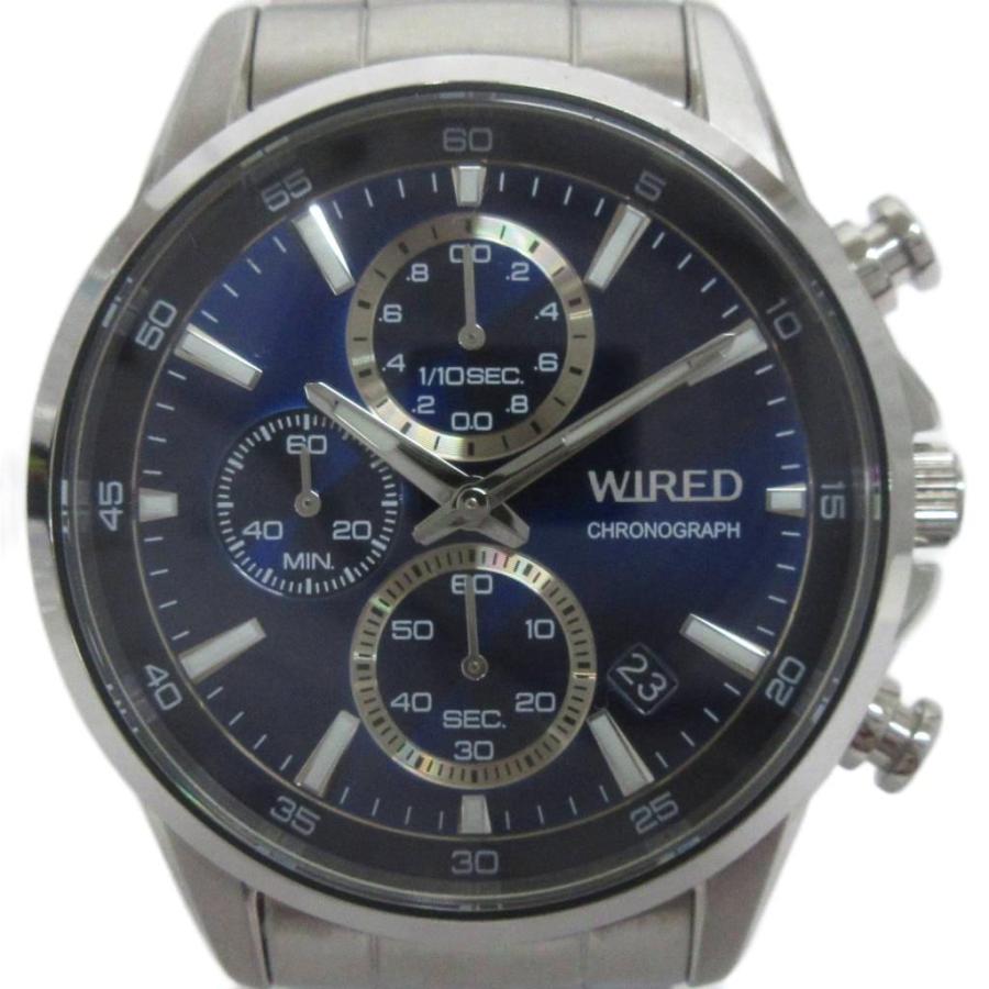 セイコー SEIKO WIRED ワイアード クロノグラフ 腕時計 VD57-KND0