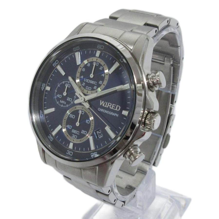 セイコー SEIKO WIRED ワイアード クロノグラフ 腕時計 VD57-KND0