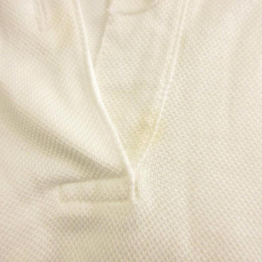 レオナールスポーツ LEONARD SPORT ポロシャツ 半袖 ワッペン 刺繍 白