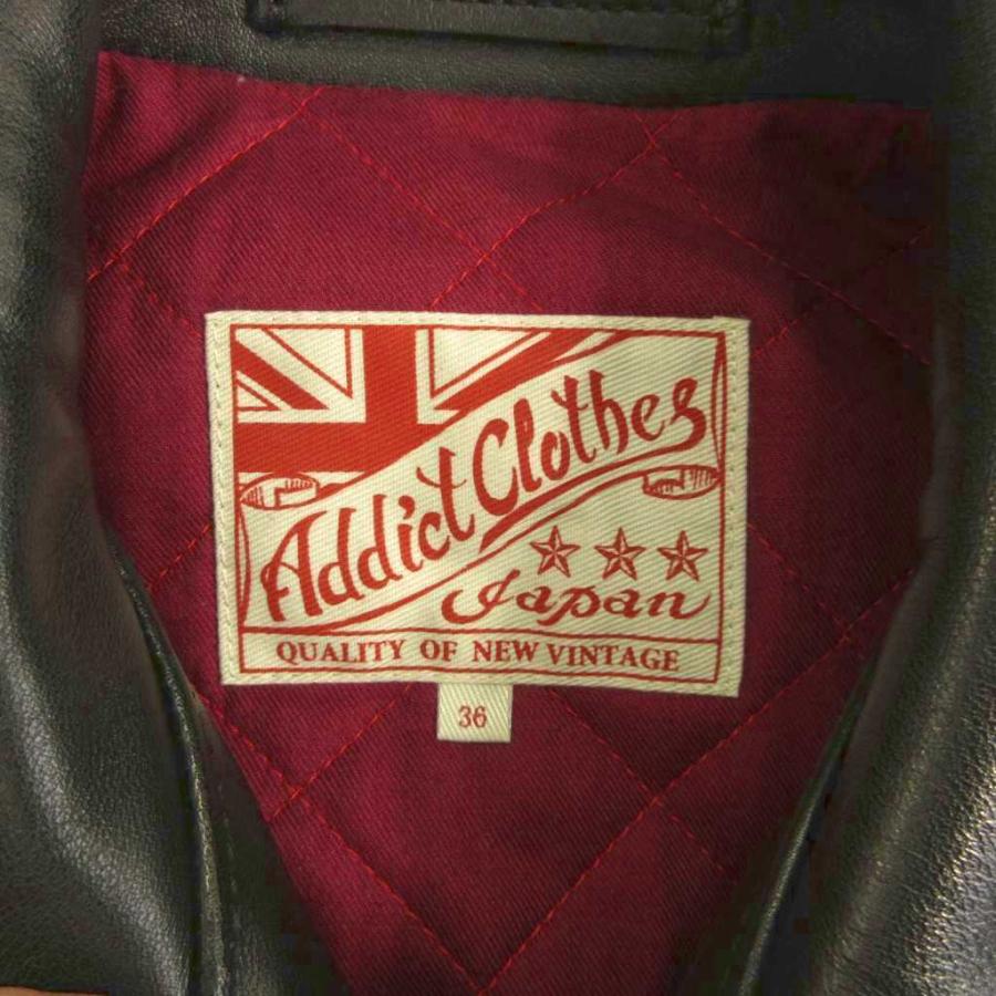 アディクトクローズ ADDICT CLOTHES ライダース ジャケット ダブル