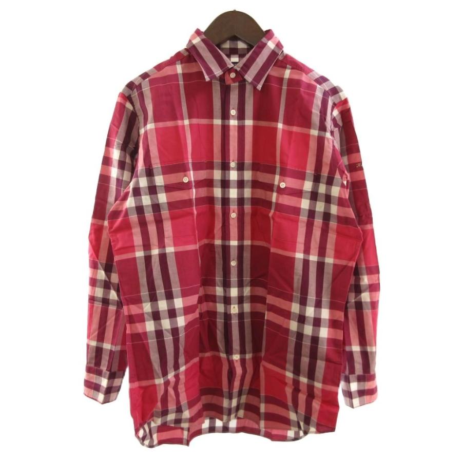 バーバリー ロンドン BURBERRY LONDON シャツ 長袖 チェック コットン 