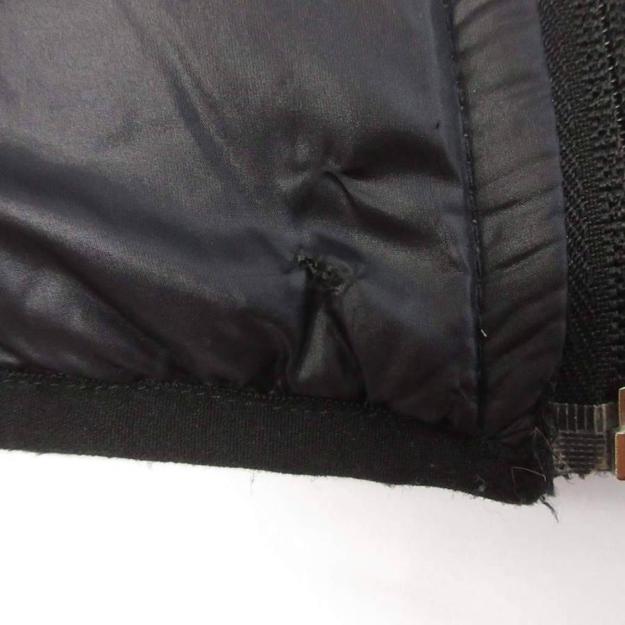 GAP（ギャップ） ジップアップ ダウンベスト スタンドカラー ブラック