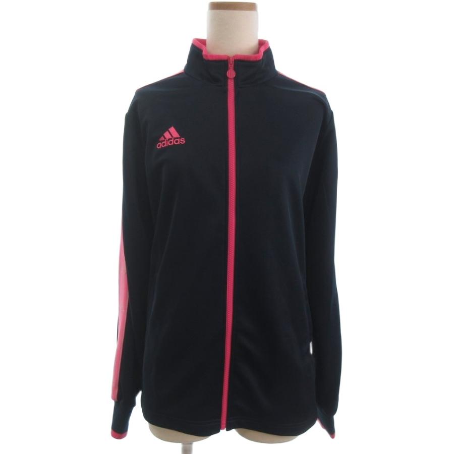 【美品】adidas アディダス　ジャージ上下セット　ピンク　ネイビー adidas - adidas アディダス ジャージ ネイビー ピンク 150の通販 by