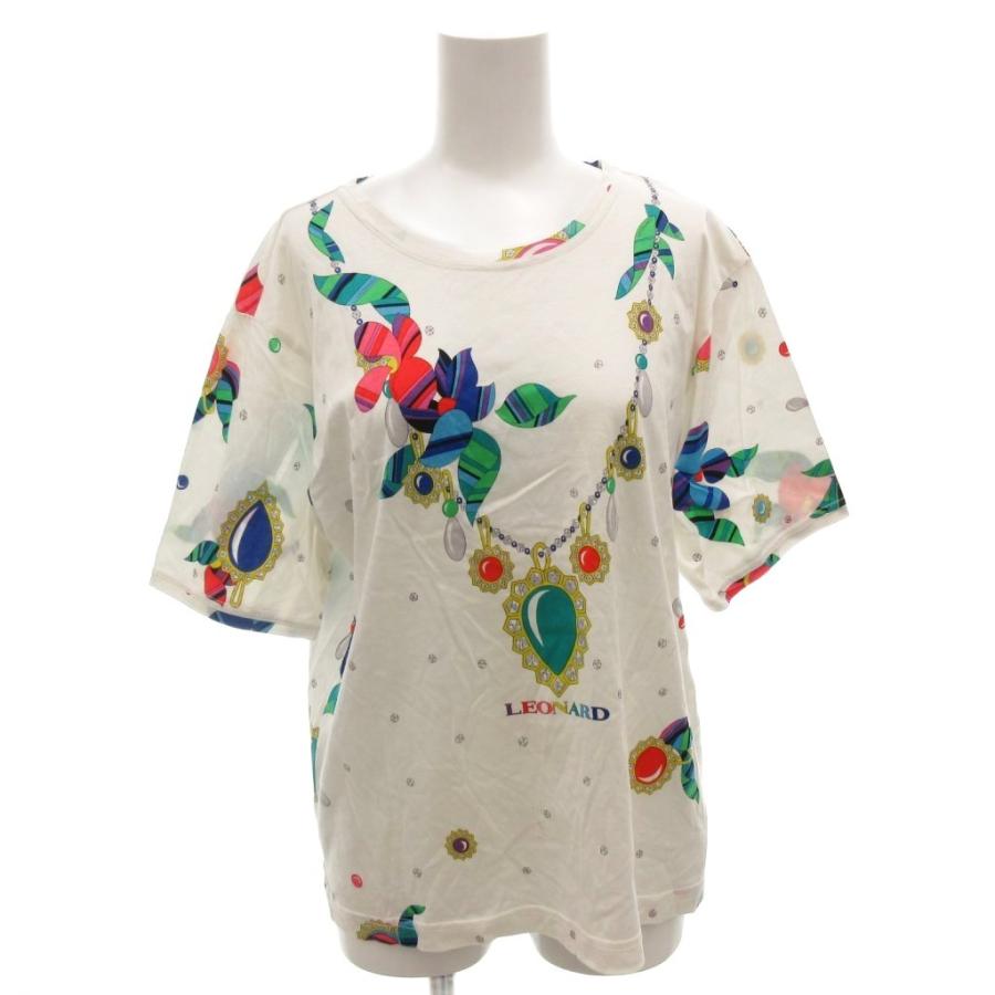 レオナードsportのブランドのものです。 レオナールスポーツ LEONARD SPORT カットソー Tシャツ 白 ホワイト