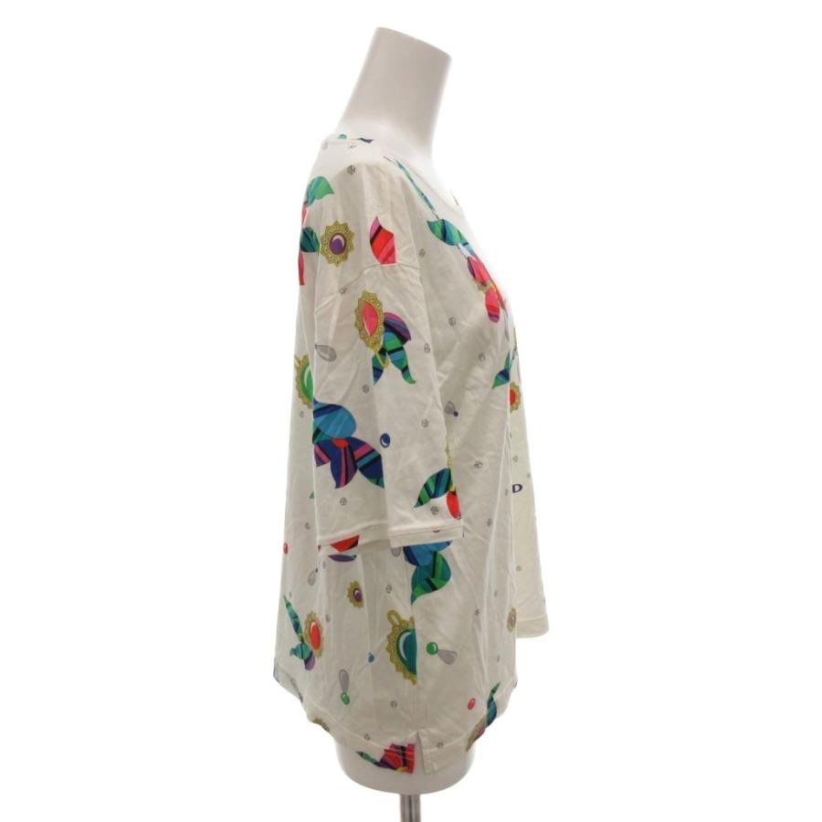 レオナールスポーツ LEONARD SPORT カットソー Tシャツ 白 ホワイト