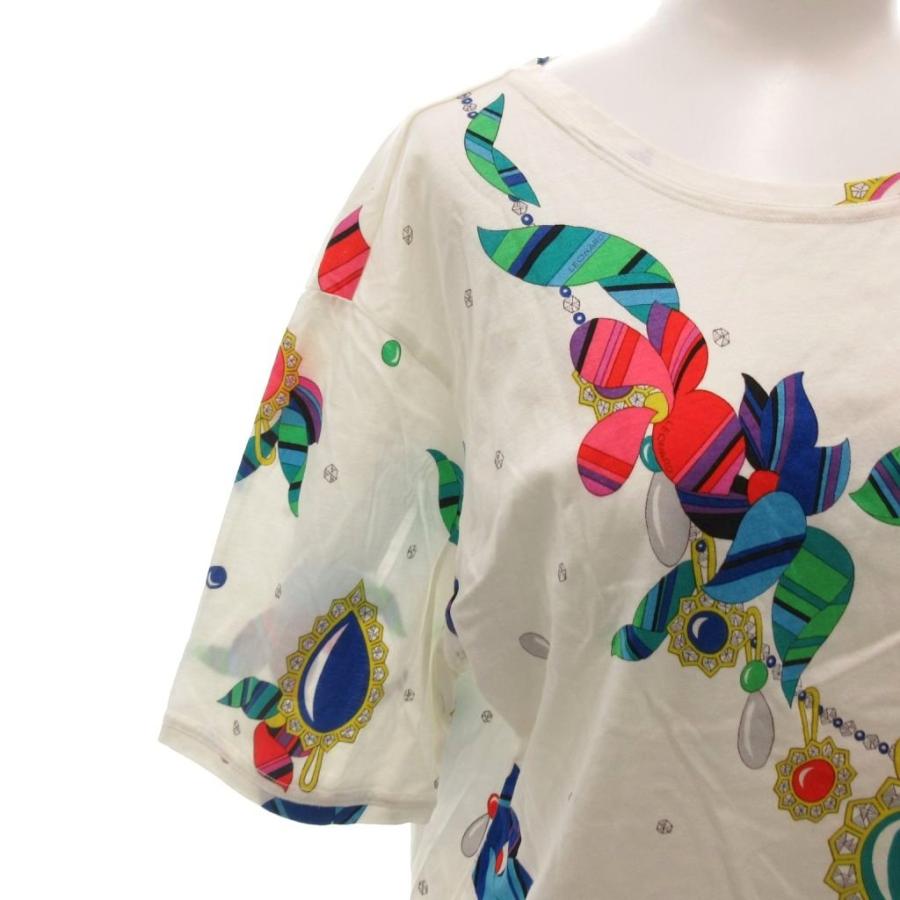 レオナールスポーツ LEONARD SPORT カットソー Tシャツ 白 ホワイト