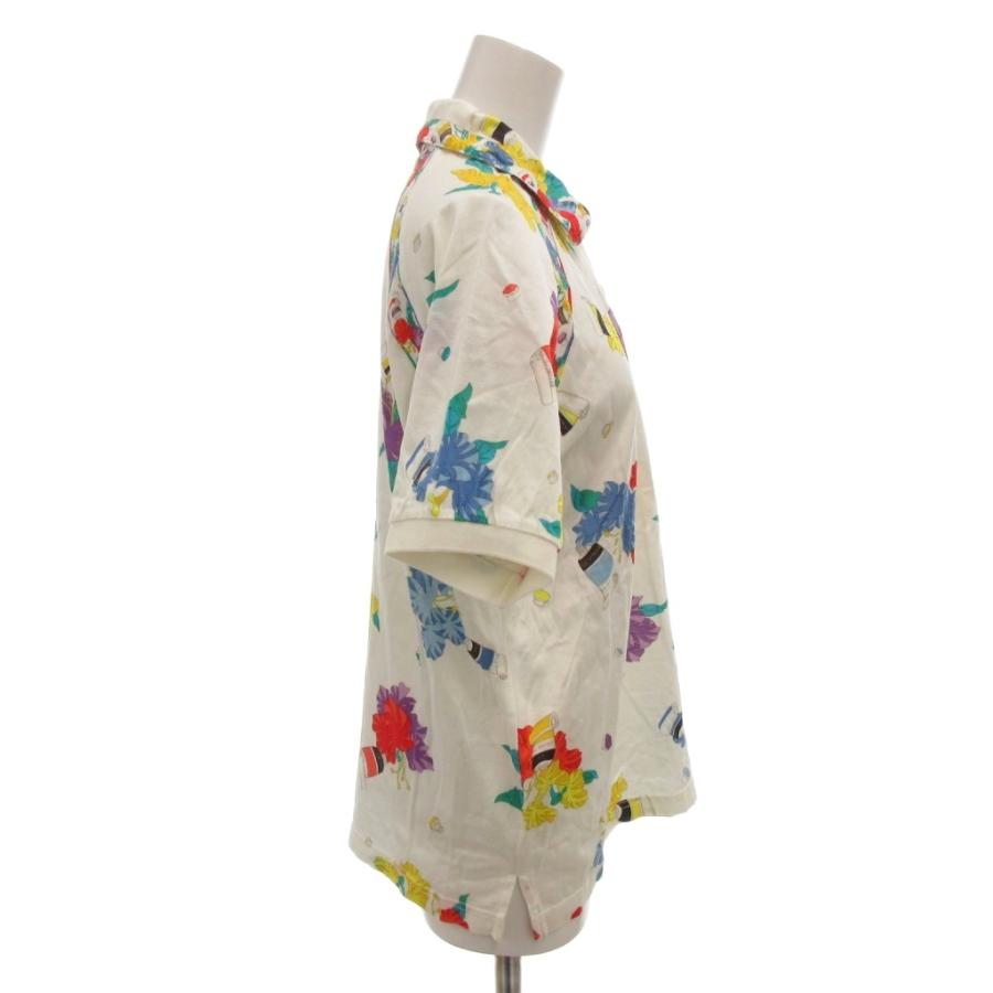 レオナールスポーツ LEONARD SPORT ポロシャツ カットソー 白 ホワイト