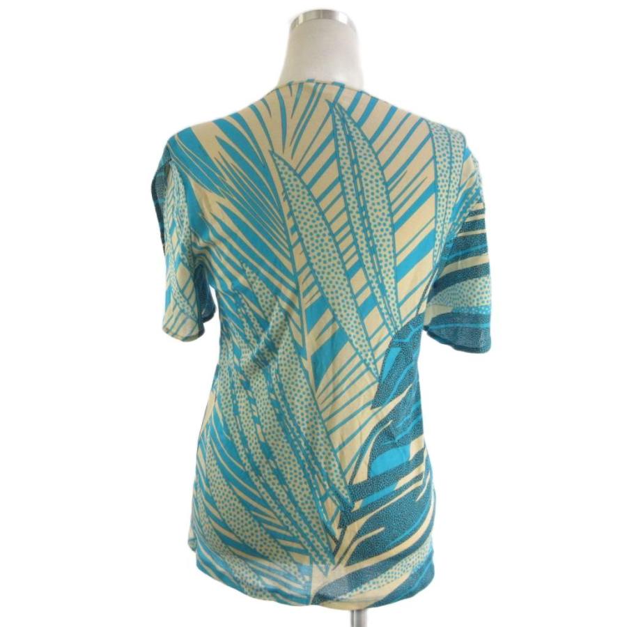 レオナールスポーツ LEONARD SPORT カットソー 半袖 クルーネック 総柄