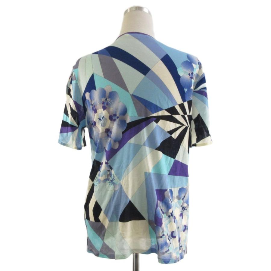 レオナールスポーツ LEONARD SPORT カットソー 半袖 クルーネック 花柄