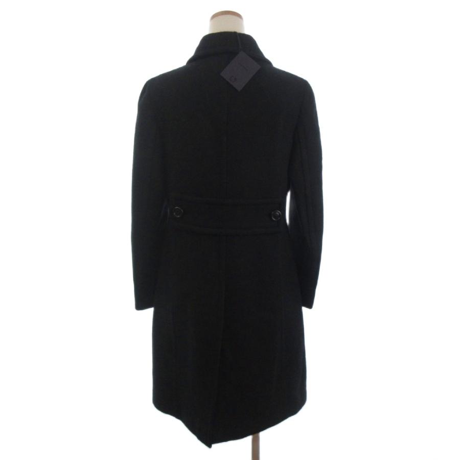 PRADA（プラダ） ステンカラー コート ロング ウール ブラック 42