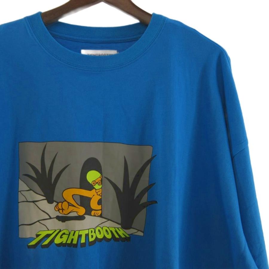 未使用品 タイトブース TIGHTBOOTH TBPR BIG YELLOW 3/4 SLEEVE T