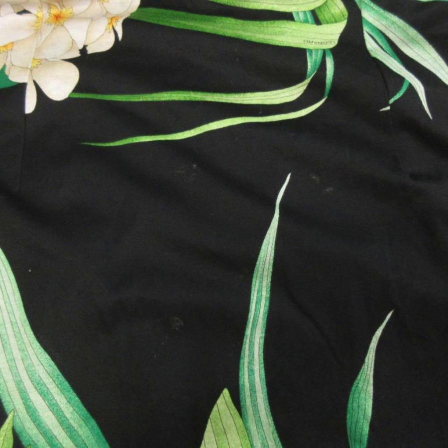 レオナール LEONARD FASHION 花柄 ノースリーブ ワンピース ブラック系 L ■ECT レディース_4
