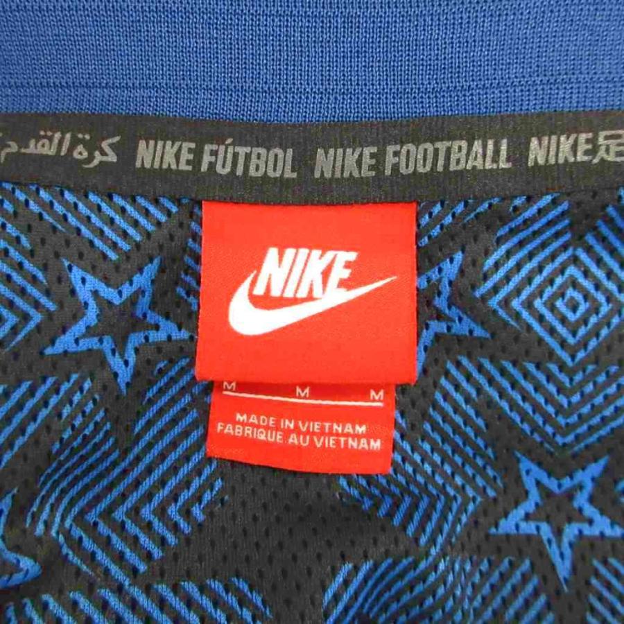 NIKE（ナイキ） NIKE F.C. ベンチコート ロング 裏起毛 ナイロン 青