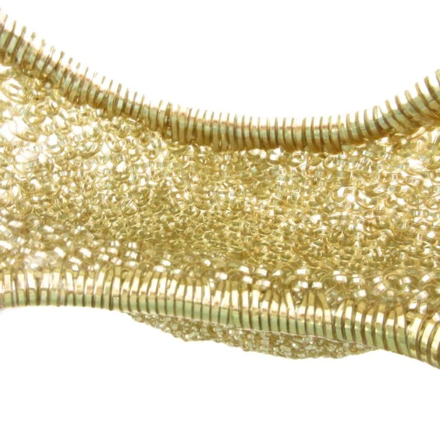 ［美品］ANTEPRIMA アンテプリマ　ワイヤーバッグ　ゴールド ANTEPRIMA（アンテプリマ） ワイヤーバッグ ハンドバッグ スタンダード