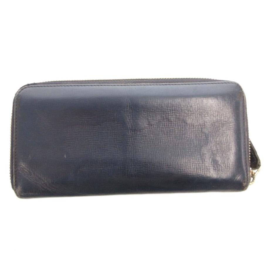 dunhill（ダンヒル） 長財布 ウォレット ラウンドジップ レザー ロゴ