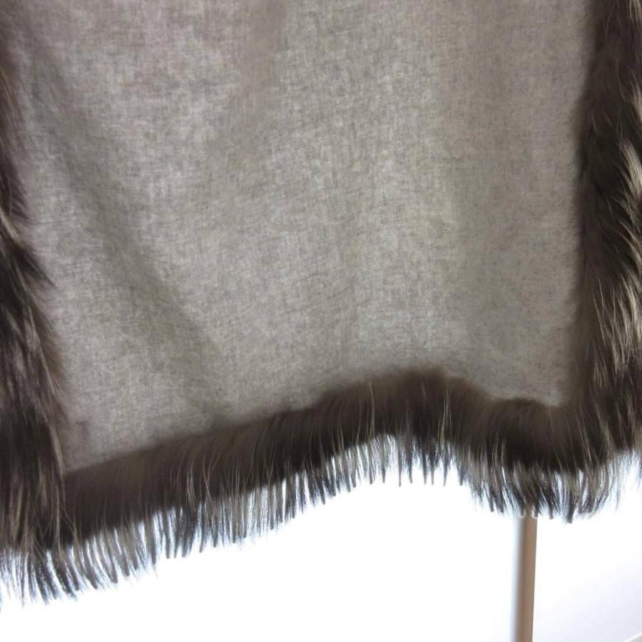 豪華】【美品】FENDI フェンディ フォックス ファーストール カシミヤ