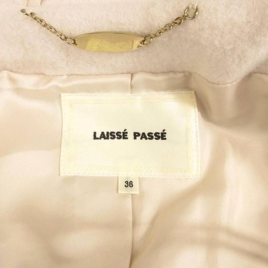 レッセパッセ LAISSE PASSE ダッフルコート ウール 白系 オフホワイト