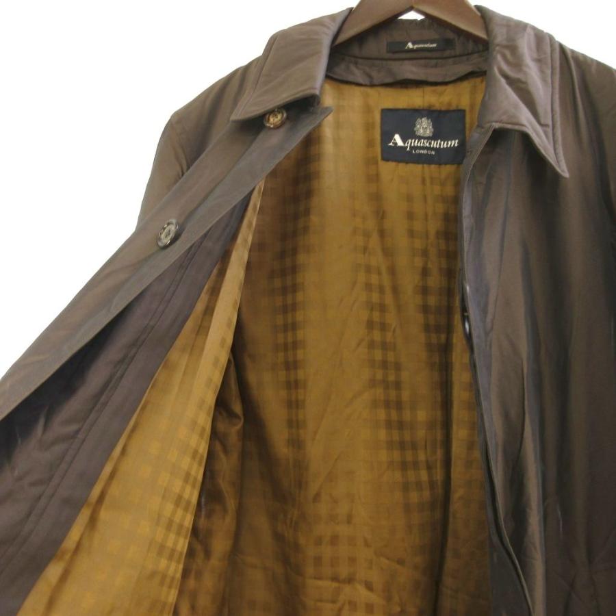 アクアスキュータム AQUASCUTUM LONDON ステンカラーコート ロング