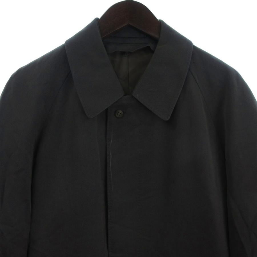 ピエールカルダン Pierre Cardin ステンカラーコート 比翼 ウール