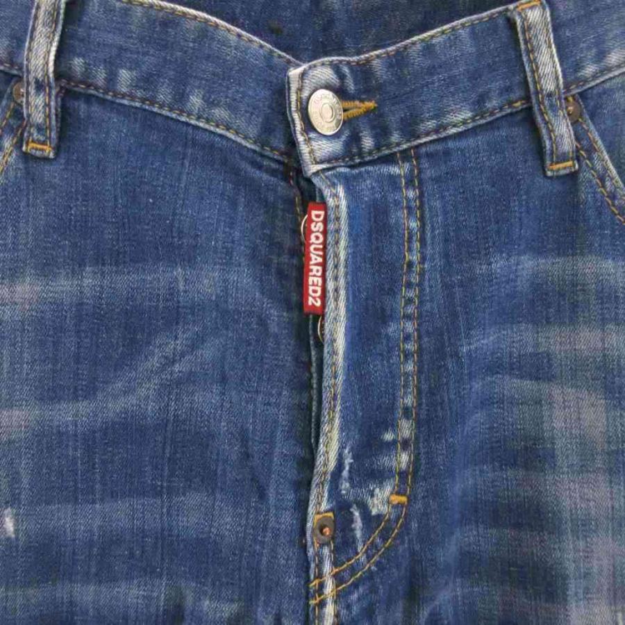 DSQUARED2 ダメージ加工デニムパンツ Skater JEAN DSQUARED2（ディースクエアード） デニムパンツ ジーンズ Skater Jean