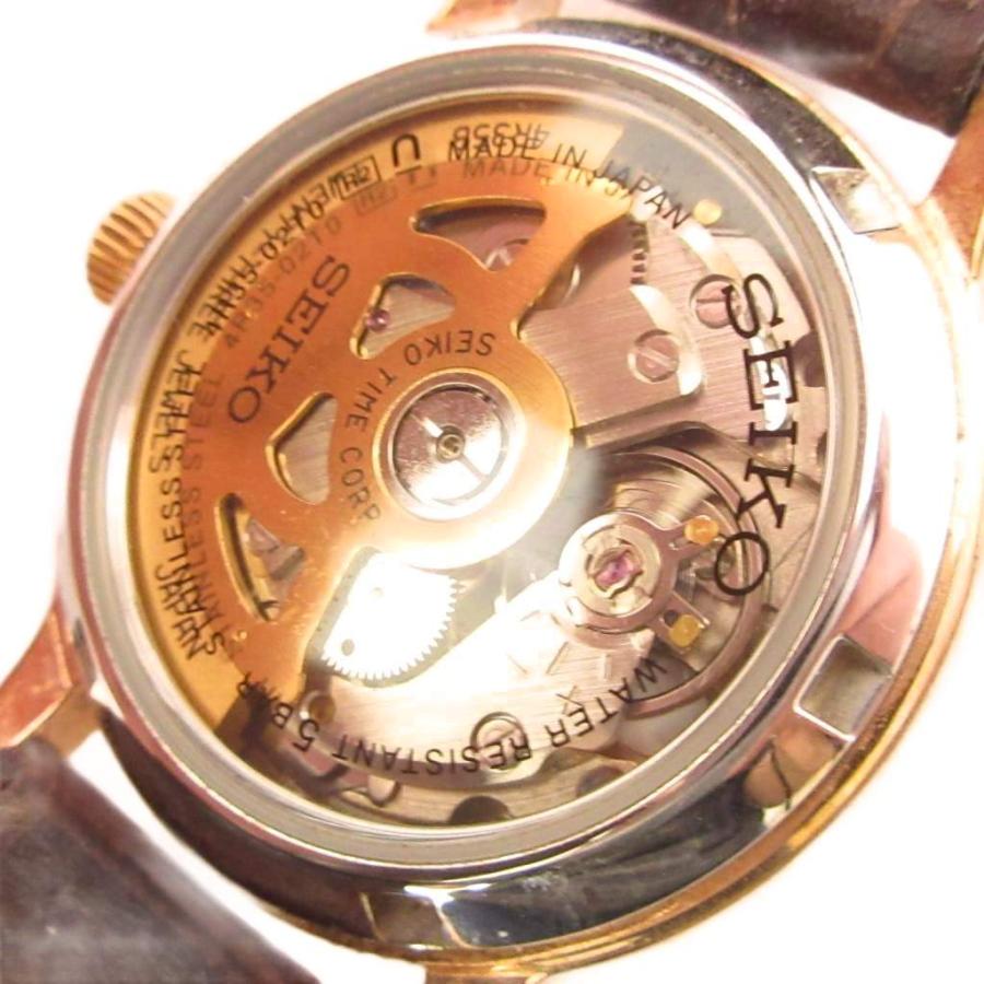 セイコー SEIKO PRESAGE プレサージュ 自動巻き 腕時計 4R35-0210 裏 