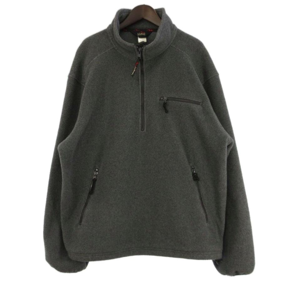 エルエルビーン L.L.BEAN フリースジャケット ハーフジップ プル 
